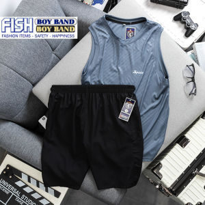 Bộ tanktop nam Bộ quần áo thể thao nam mặc nhà mùa hè ba lỗ sát nách cổ tròn VNO101