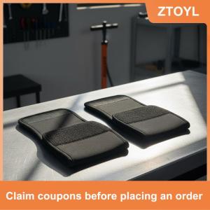 【ZTOYL】 2pcs Neoprene xe đạp đạp bao gồm không thấm nước chống bụi chống trầy xước cho đường xe đạp đạp an toàn hoạt động ngoài trời