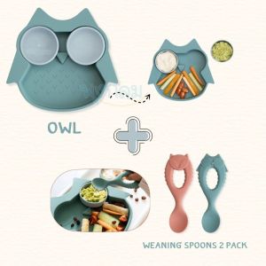 TIDY TOT จานซิลิโคนพรีเมียมเกรด Silicone Plate & Pots