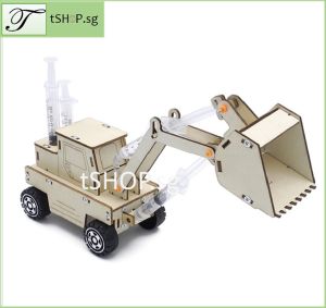 STEM Education Toy DIY Excavator for Kids Science Experiment Set Building Assembly Toy For Children [SG STOCK]