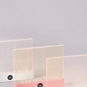 Local 2 in 1 Reading Lamp LED Flat Panel Book Light USB Rechargeable Eye Protection Night Vision for Students Indoor Night Light Use