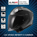 Mũ Bảo Hiểm 3/4 Hai Kính LS2 OF603 Infinity II Carbon. 