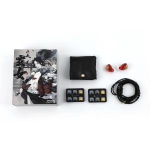 TANGZU & HBB XUAN NV Earphones Dual Dynamic Driver Studio Monitor Audiophile Stereo Bass Headphones with 0.78mm Detachable Cable