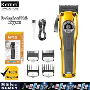 Kemei KM-1826 Professional Hair clipper Cordless  Rechargeable Barber Razor Electric Shaver Hair Trimmer For Men