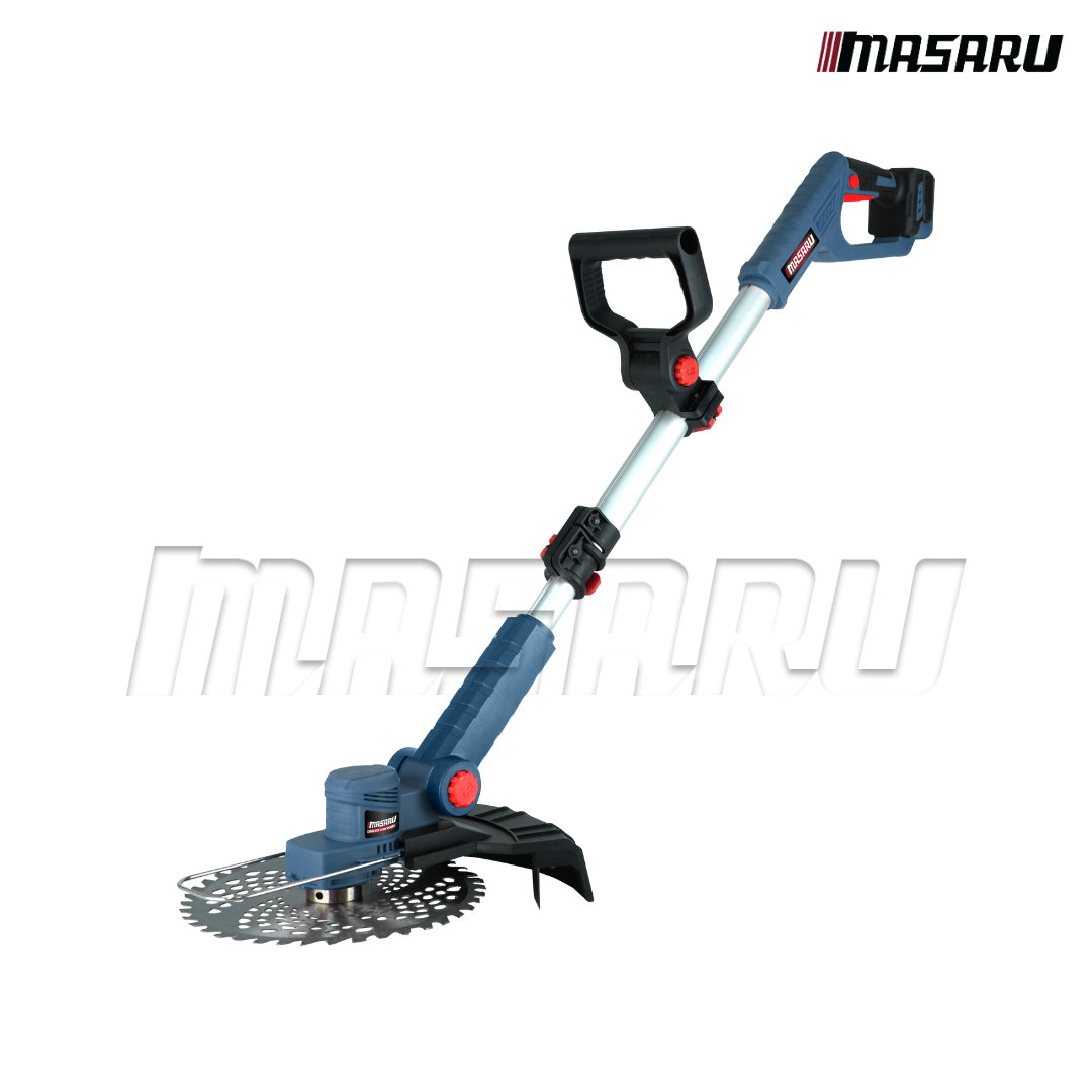 MASARU รุ่น SCM-505N เครื่องตัดหญ้าไฟฟ้า เครื่องตัดหญ้าใช้แบตเตอรี่ เครื่องตัดหญ้าไร้สาย พร้อมอุปกรณ์เสริม