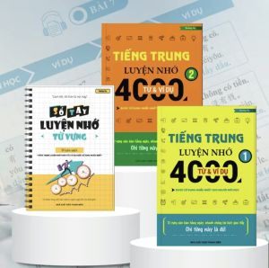 Bộ Sách Tiếng Trung Luyện Nhớ 4000 Từ Vựng và Ví Dụ dành cho người mới bắt đầu