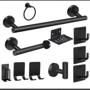 2026 Hot Sale [ Shipped from China ] Stainless steel bathroom accessories towel rack set bathroom hardware accessory set complete bathroom towel rod set B3