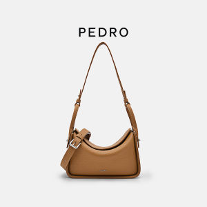 PEDRO Cowhide Bag demi Trapeze Bag Crossbody Bag Soft Vegetable Basket Bag PW2-75210163-1