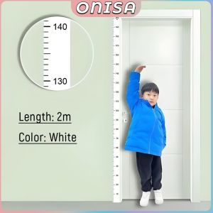 Onisa Height Growth Chart Wall Sticke 0-200cm Height Paper Ruler Kids Height Measure Ruller 1Roll