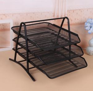 Khay ngang để tài liệu 3 ngăn bằng kim loại vô cùng chắc chắn