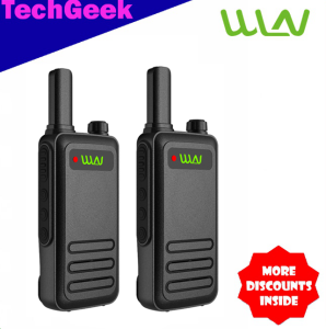 TG WLN KD-C210 KD-C1 Upgraded 2W UHF 400-470MHz 16 Channel Two Way Walkie Talkie Radio with Wireless Clone-SET OF 2