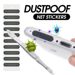 High-density Fiber Material Mobile Phone Dustproof Net Stickers Mesh Anti Dust Ad Hesive Sticker for Phone Speaker Free Tweezers