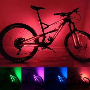 PENGA Accessories Bicycle Part Frame Decoration Skateboard LED Strip Lights MTB Bike Bike Rear Lamp Bicycle Lights Bicycle Taillight Bicycle Decorative Light