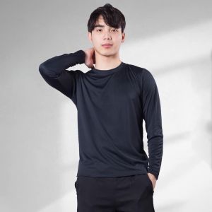 Áo thun thể thao nam tay dài  áo giữ nhiệt nam AGNTRON