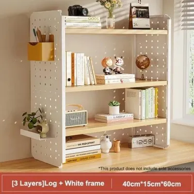 Desktop Organiser Shelf Office Table Storage Rack Student Simple Multi-layer Book Shelf Stationery Organizer Rack Shelf Gift Idea