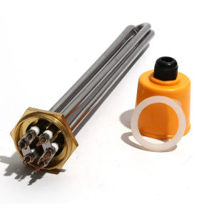 LUJINXUN DN40 47mm BSP Thread Heater Element 220V/380V for Water Tank 3KW/4.5KW/6KW/9KW/12KW TEN 201SS Tube Copper Thread 1pc