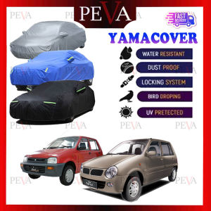 Perodua Kancil Old & New YAMACOVER Single layer 3 Color Car Cover Full Protection Outdoor Waterproof Rain Dust Penutup Kereta Selimut