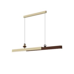 Adjustable Height 120cm LED Pendant Light 72W 3-Color Dimmable Modern Kitchen & Dining Room Hanging Lamp