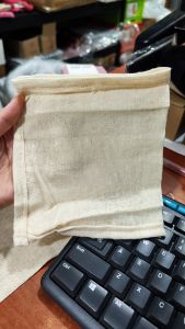 Kantong kain Filter Rebusan Rendaman Rempah Bumbu Susu Kacang Tea Bag F797