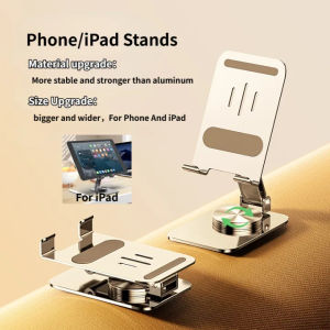 360° Adjustable Mobile Phone & Tablet Holder/Stand （Material upgrade--Aluminum and carbon steel alloys）