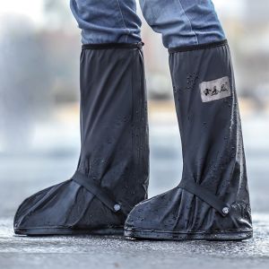Motorcycle rain shoes Cover Waterproof Outdoor riding reflective Moto Antibacterial Rain boots Raincover Thick