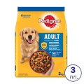 PEDIGREE เพดดิกรี อาหารสุนัขโต ชนิดเม็ด ขนาด 3 กิโลกรัม. 