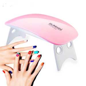 SUNMINI Alat Pengering Kutek Kuku UV LED Portable Nail Dryer Lampu UV LED Mini 6W Manicure Pedicure - Lulul Store