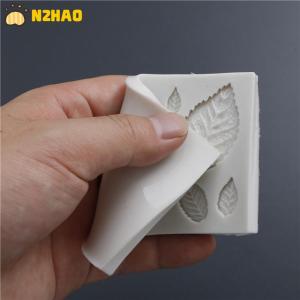 【N2HAO】 Leaf Shaped Silicone Mold Leaves Cake Decor Fondant Cookies Moulds Baking Tool