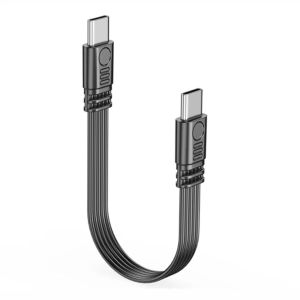 VBBN Type C to Type C USB C Extension Cable 90 Degree 480Mbps Type C Extended Data Line Data Transmission Durable Head Charging Converter Cable for Mobil Phone/Tablet/PC/Laptops