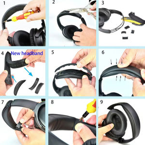 YAFEN Removeable Headband For Bose QuietComfort QC35 QC35II QC45 Headphones Replacement New Design Headand Cushion