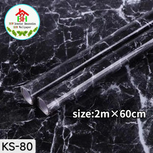 BHW Marble Kitchen Stickers Adhesive PVC Waterproof Oilproof Heatproof (Size 2 Meters * 60CM) kitchen waterproof
