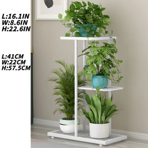 LOOGU (COD) 2/3/4/5/6/8 Tier Metal Plant Stand Plant Stand Rack Flower Pot Holder Plant Display Rack Farmhouse Garden Decorative Plant Stand Flower Pot Rack For Living Room Bedroom Balcony and Office