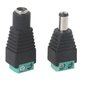 12V สำหรับขั้วต่อไฟฟ้ากระแสตรง5.5Mm X 2.1Mm 12V สายเชื่อมต่อสัญญาณสำหรับ CCTV แถบไฟ Led กล้องวงจรปิดกระแสไฟ5A สูงสุด3-