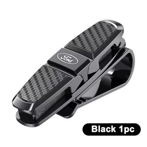 Suitable for Ford Fiesta Ranger Focus Territory Everest Ecosport Fusion Mustang Kuga Raptor Explorer Car Premium Carbon Fiber Car Glasses Clip Ticket Clip Car Sun Visor Car Interior