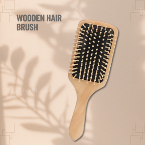 PrinTEE - Wooden Bamboo Hair Comb Brush Hair Growth Wood hairbrush
