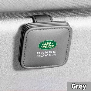 แว่นตากันแดดที่วางแว่นตารถคุณภาพสูงกระบังแสงคลิปรัดปากอุปกรณ์ตกแต่งภายในรถยนต์สำหรับแลนด์โรเวอร์เรนจ์โรเวอร์เรนจ์โรเวอร์เรนจ์โรเวอร์ค้นหากีฬา Defender 110 LR3 Defender 90 Freelander2 Discovery 4 Range Rover Evoque