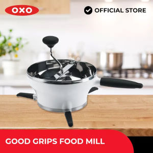 OXO Houseware Good Grips Food Mill (Dishwasher Safe Non-slip Grip Stainless Steel)
