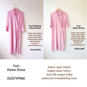LD 140 YURI KIMONO Home Dress Kimono Daster Premium Busui Lahiran Hospital Friendly sizeJumbo