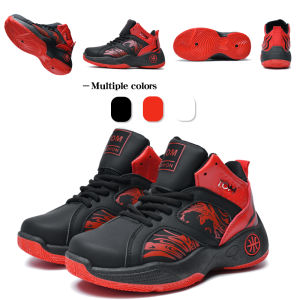 TOMITANY Basketball Shoes for Kids Boy Big Size 28-40 High-top Rubber Sport Shoes for Kids Korean Sneakers