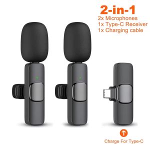 💥 Local Stock💥K9 Lavalier Microphone Wireless Lapel Microphone Lavalier Mic Vlogging for Microphone Live Stream