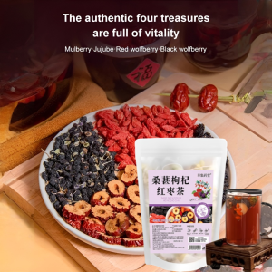 【Mulberry nourishes the kidney】 Mulberry and wolfberry combination health tea Nourishes the kidney and protects the liver Beauty and skin care Natural and healthy without additives Nourish tea Independent triangle package ⚡24H delivery