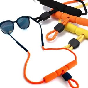 HELLOBBY Polyester Foam Floating Glasses Strap Adjustable Length Non-slip Design Sunglasses Lanyard Durable Wear-resistant Glasses Cord Water Sports