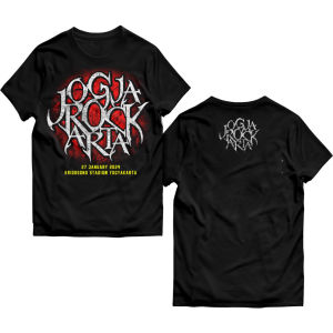 KAOS T-shirt Musik ROCK JOGJA | Kaos Distro Pria | Kaos Keren | Kaos Cowok