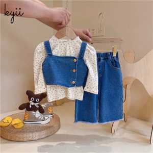 KYII Girls set two-piece Long Sleeve top children Set kyii0056