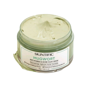 SKINTIFIC - Mugwort Mask Anti Pores & Acne Clay Mask 55g