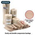 SPOSAFE 1 Roll Elastic Bandage for Ankle, Wrist, Arm, Leg Sprains Compression Bandage Wrap for Foot,Knee,Calf Pain Relief Sports Tape For Basketball,Volleyball,Football. 