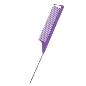 MIRELINA Fine Tooth Pointed Tail Hair Styling Comb Barber Accessories Anti-static Steel Tip Tail Comb Quality Steel  Pin Tip Brush Professional Hair Comb Barber