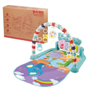 🔥READY STOCK🔥LACOMALL N-0305 Baby KID Gym Music Play Mat Tapis Puzzles Educational Rack Toys Piano Keyboard Infant Fitness Carpet Muscle development FunnyPiano