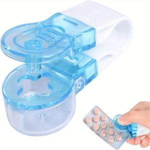 DYJKOUG Portable Pill Taker Remover Anti Pollution Assistance Tool Blister Pack Opener Easy To Take Out Contactless Pill Separator All People