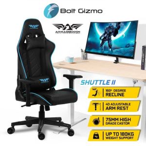 Armaggeddon Shuttle II Premium PU Leather Ultimate Gaming Chair | Cold-Cure Moulded Foam | 2 Year Warranty